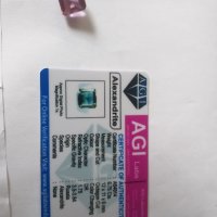 Натурален сертифициран александрит , рубин диамант сапфир изомруд смарагд , снимка 4 - Антикварни и старинни предмети - 35369275