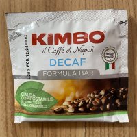 Кафе KIMBO хартиена доза БЕЗКОФЕИНОВО 100 ciaide compostable , снимка 2 - Други - 44388606