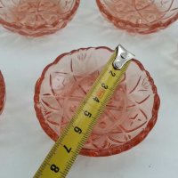 Стъклени чинии чинийки цветно стъкло, снимка 3 - Антикварни и старинни предмети - 30790254