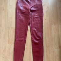 Zara кожен панталон, XS, като нов, снимка 1 - Панталони - 42671023