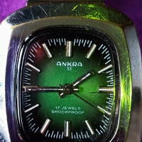 Изключително рядък Оригинал Часовник Швейцарски Механичен Масивен Анкра 53 Ankra, снимка 1 - Мъжки - 44667721