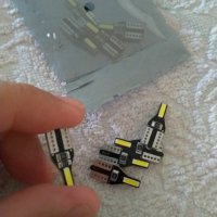 LED Лед крушки Т10 габарити плафон и номер, снимка 3 - Аксесоари и консумативи - 29922980