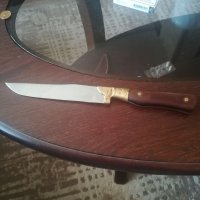 Стар кован нож ловен нож, снимка 1 - Ножове - 37823666