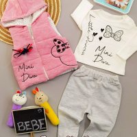 Бебешки комплекти за Момиче от 3 Части 12 Комплекта, снимка 11 - Комплекти за бебе - 28533461