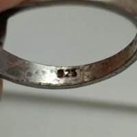 Красив сребърен пръстен с аметист #ДП, снимка 6 - Пръстени - 44321666