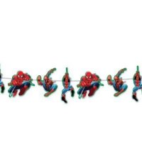 Спзайдърмен Spiderman картонен Парти Гирлянд Знаменца Флаг Банер, снимка 1 - Други - 42911214