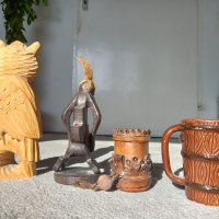 Моливници-сувенири от дърво, кожа керамика, снимка 2 - Други стоки за дома - 38552373