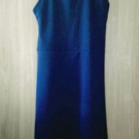 Тъмно синя рокля с панделка на гърба ПРОМОЦИЯ - 12лв.👗🍀XS,S👗🍀арт.1019, снимка 2 - Рокли - 29849332
