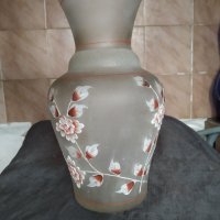 стъклена ваза в арт стил, снимка 2 - Вази - 35243072