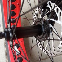 Продавам колела внос от Германия алуминиев велосипед фетбайк MONSTER RIDER 20 цола,дискови спирачки, снимка 13 - Велосипеди - 29446199