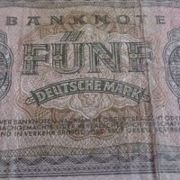 Колекционерска банкнота 5 дойче марка 1955година. - 14599, снимка 9 - Нумизматика и бонистика - 29078333