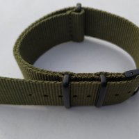 Текстилна каишка 24мм Нато Nato, снимка 8 - Каишки за часовници - 30864068