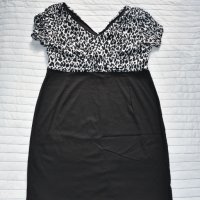 Елегантна права рокля, размер 46, снимка 1 - Рокли - 39481867