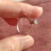 дамски златен пръстен , снимка 9 - Пръстени - 38758234