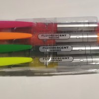 Флуоресцентни маркери - 4 броя в комплект, снимка 12 - Други - 29433273