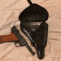 Кобур за пистолет Люгер Р08 , пушка, револвер, карабина, снимка 2 - Колекции - 31639496