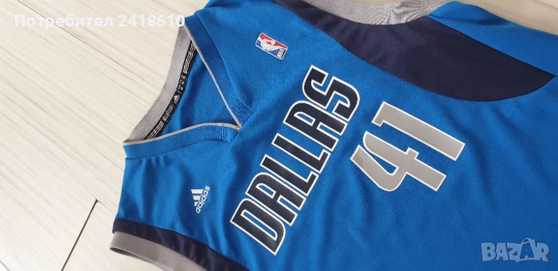 Adidas NBA DALLAS Mavericks  #41 NOWITZKI Mens Size M НОВО! ОРИГИНАЛ! МЪЖКИ ПОТНИК!, снимка 1
