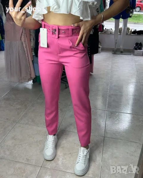 2 цвята дамски елегантен панталон , снимка 1