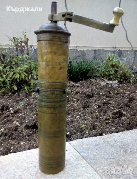 Османска Бронзова Мелница за кафе Номер и Тугра!, снимка 1