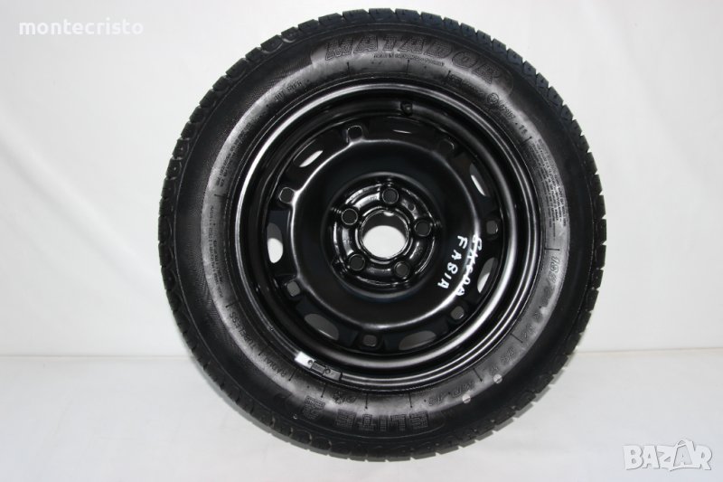 Резервна гума Skoda Fabia (2000-2014г.) 57.1 / 5x100 / Шкода Фабия / 14 цола / джанта, снимка 1