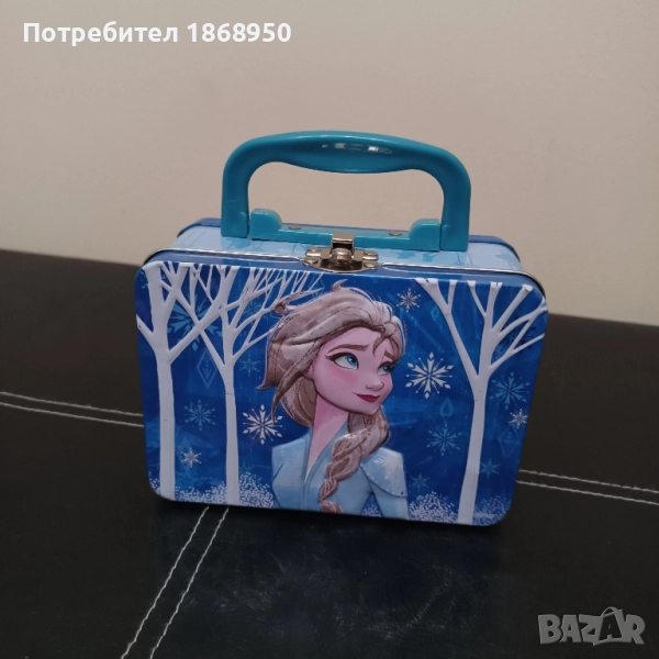 Метално куфарче с Елза и Анна, снимка 1