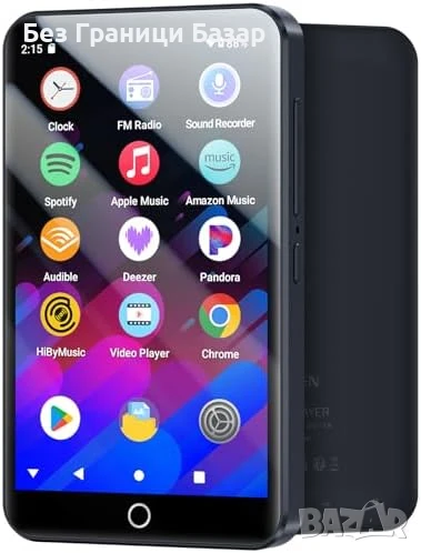 Нов 96GB Android MP3 MP4 плейър Bluetooth WiFi Spotify 4" тъчскрийн, снимка 1