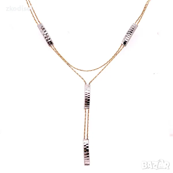 Златно колие 8,07гр. 43см. 14кр. проба:585 модел:28776-2, снимка 1