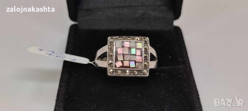 Сребърен пръстен с Опал-7,80гр/925, снимка 1