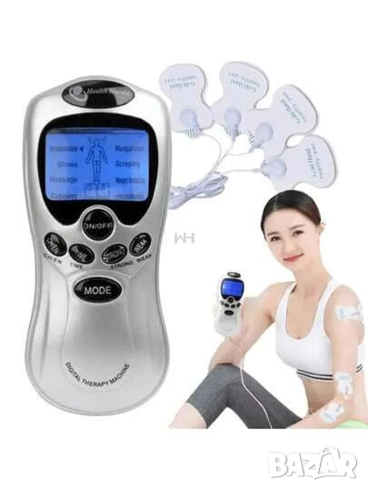 Електростимулатор масажор срещу болки по тялото и физиотерапия, снимка 1