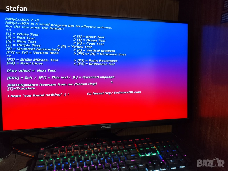 ASUS VG27AQ1A 27inch IPS Monitor 2560x1440 up to 170Hz , снимка 1