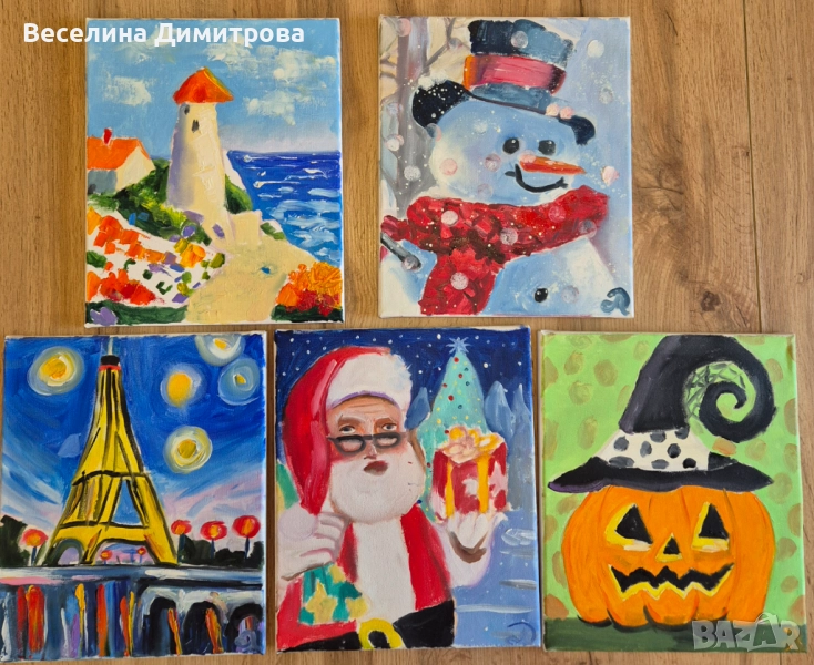 Картини с маслени бои върху платно, снимка 1