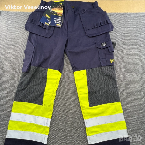 НОВИ Blaklader Multinorm Мъжки Работни Панталони Размер 48 , снимка 1