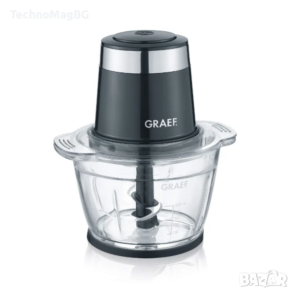 Електрически чопър Graef CH502EU, 500W, 1L, Стъклена Купа, снимка 1