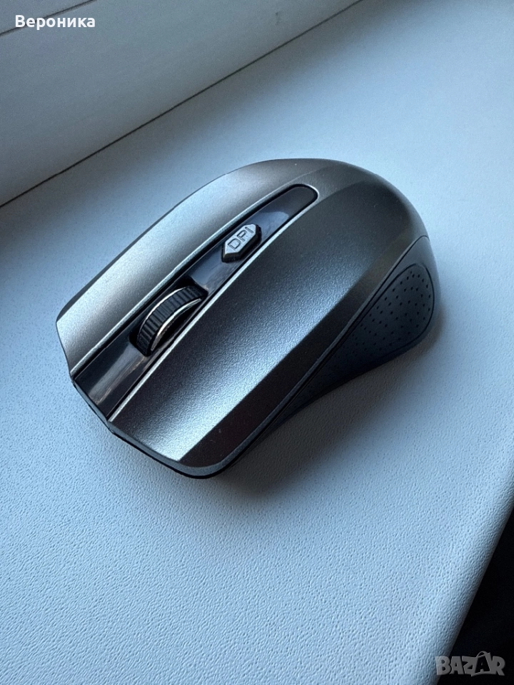 Безжична мишка Gembird MUSW-4B-04-BG, 1600 dpi, Черен/Сив, снимка 1