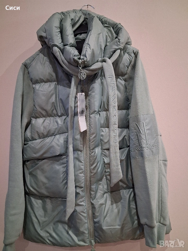Дамско яке цвят мента, снимка 1