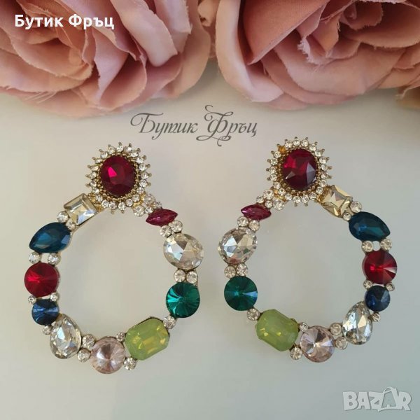 Обеци цвети, снимка 1