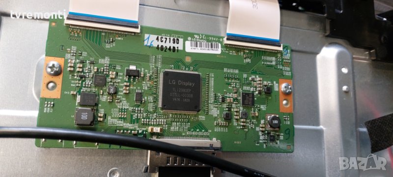 TCon BOARD, 6870C-0552A, V15 43UHD TM120 Ver0.4 6871L-4024D  for MEDION MD 31421 EU 43inc DISPLAY, снимка 1