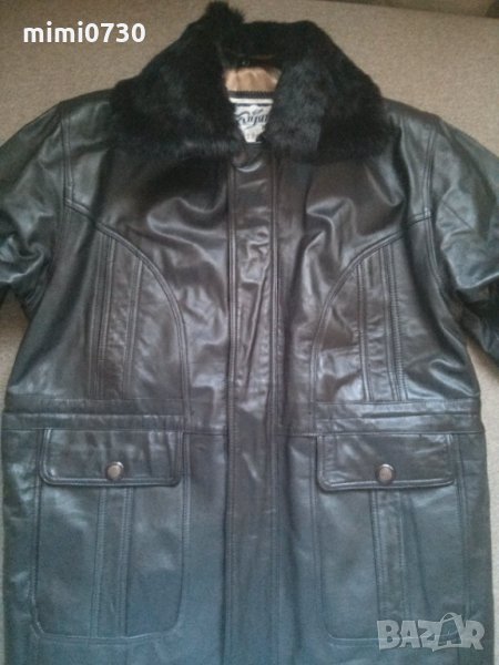 Мъжко кожено яке, снимка 1