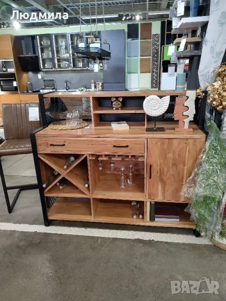 Бюфет, масив, акация , снимка 1