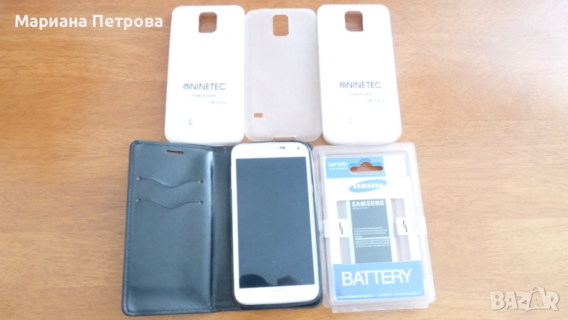 Samsung Galaxy S5 в комплект с аксесоари, снимка 1