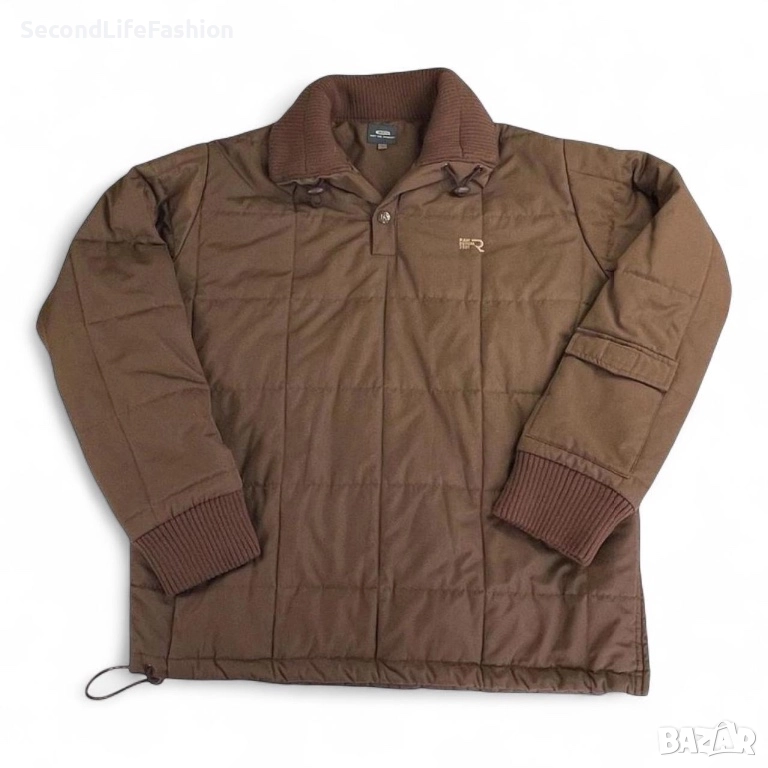 Ватирано яке G-STAR RAW Darra, мъжки пуловер размер L кафяво, снимка 1