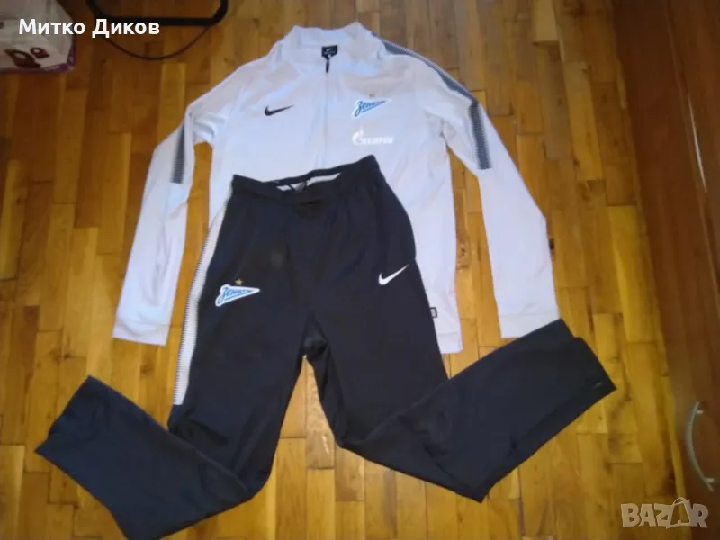 Зенит Петербург комплект горно и долно анцуг марков на Найк размер ХЛ юноши= С, снимка 1