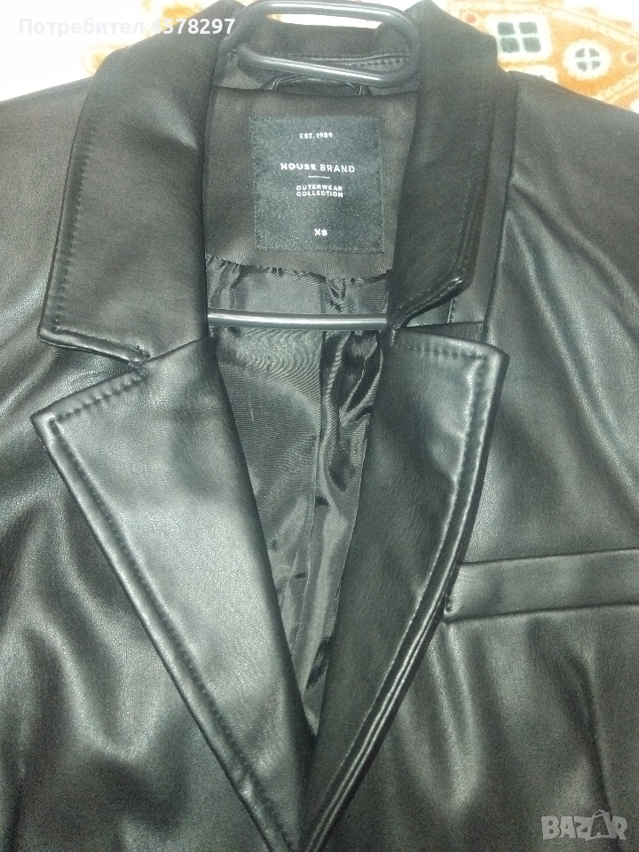 кожено сако, снимка 1