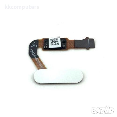 Лентов кабел сензор за Бутон меню за Huawei P20 FingerPrint / Бял / Баркод : 562510, снимка 1
