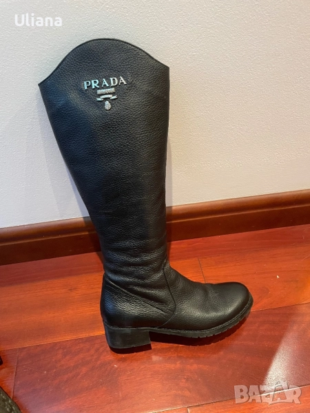 Дамски ботуши кожа, снимка 1