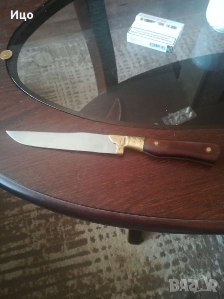 Стар кован нож ловен нож, снимка 1