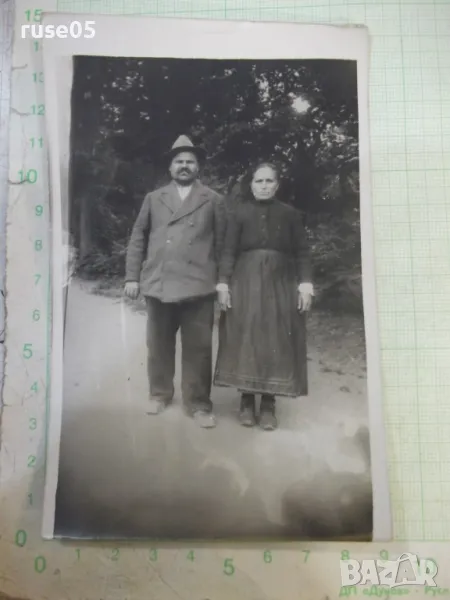 Снимка стара на семейство на пътя, снимка 1