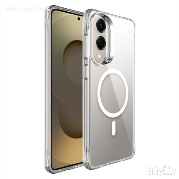 Samsung Galaxy S25 Edge PC + TPU Удароустойчив Калъф и Протектор с MagSafe, снимка 1