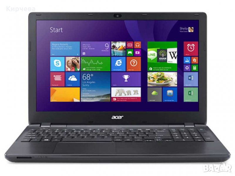 Лаптоп ACER 15.6 инча/8 GB RAM/DVD у-во/128 GB SSD/голяма батерия 6 кл/отделни 2GB и 4GB вътр видеок, снимка 1