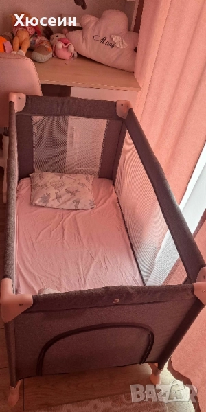 детско сгъваемо легло chipolino със матрак, снимка 1
